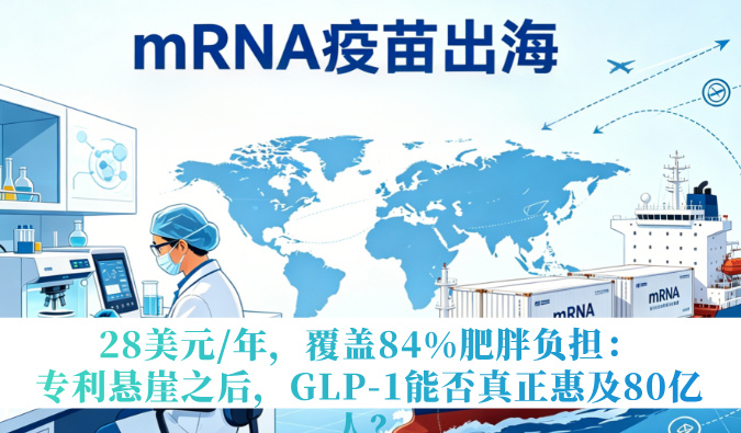 28美元/年，覆盖84%肥胖职守：专利绝壁之后，GLP-1能否真正惠及80亿人？